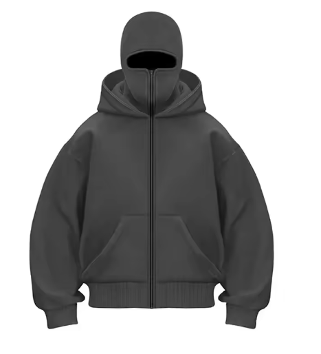 Masked Zipped Hoddies